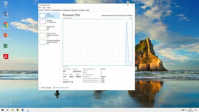 Komputer HP 800 G1 USDT, Pentium G3320, 8GB RAM, SSD 120GB,