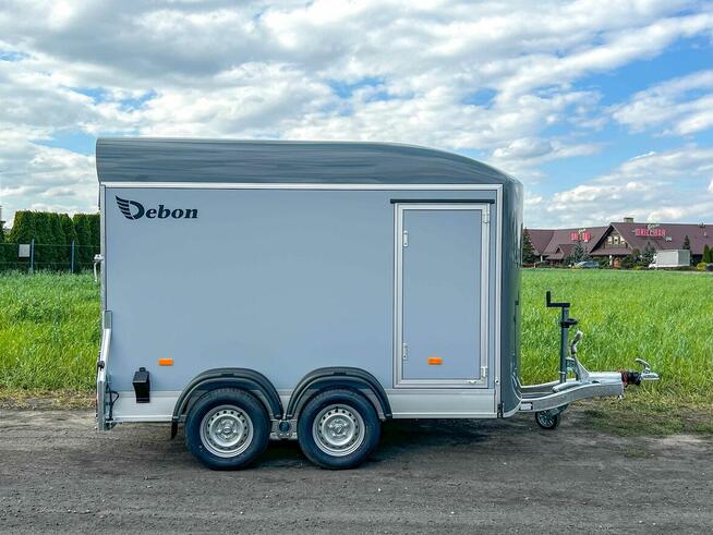 przyczepa furgon kontener Debon C500 do motocykla quada 2T