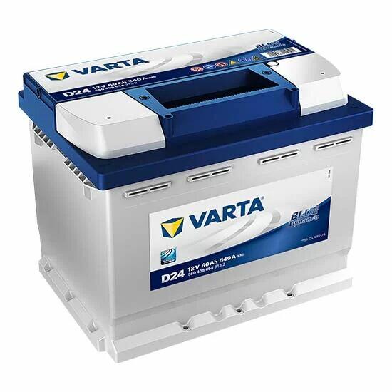 60AH VARTA BLUE DYN D24 P+ 540A L2 - Bezpłatna wymiana