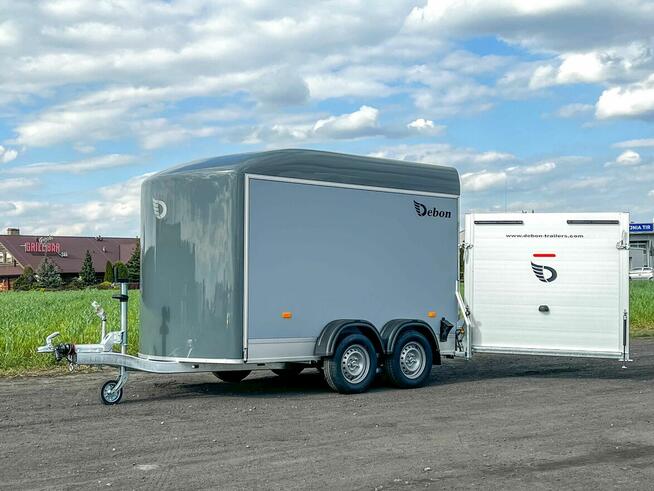 przyczepa furgon kontener Debon C500 do motocykla quada 2T