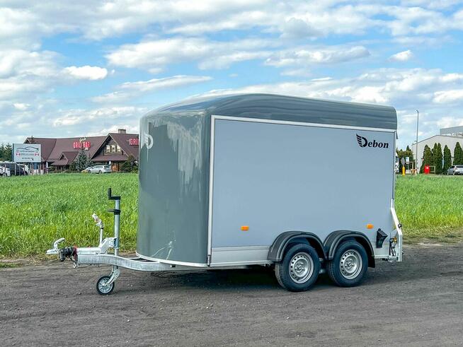 przyczepa furgon kontener Debon C500 do motocykla quada 2T