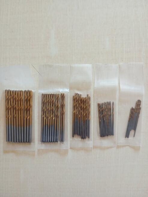 Wiertła tytanowe 50 szt