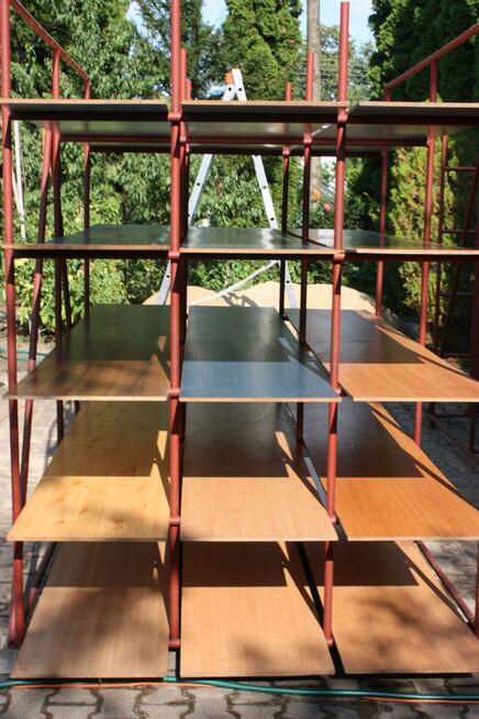 Sprzedam używany, spawany regał magazynowy