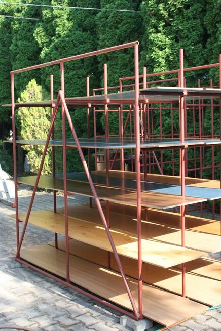 Sprzedam używany, spawany regał magazynowy