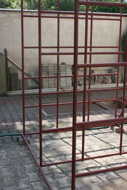 Sprzedam używany, spawany regał magazynowy