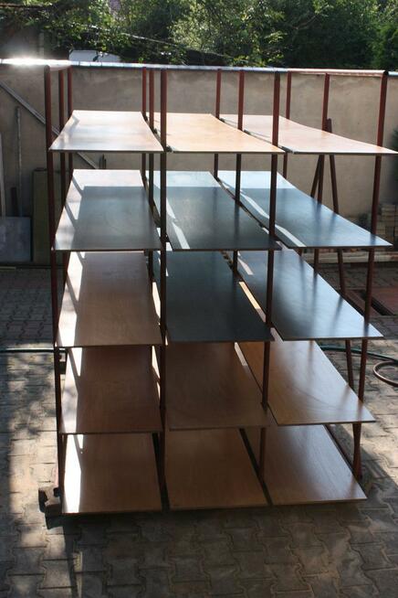 Sprzedam używany, spawany regał magazynowy