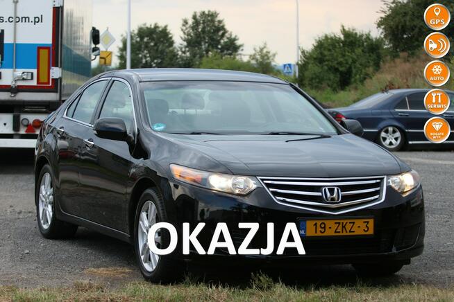 Honda Accord 2008r. 2.0 Benzyna Zadbany 156km Sedan Klimatyzacja Alufelgi CZARNA