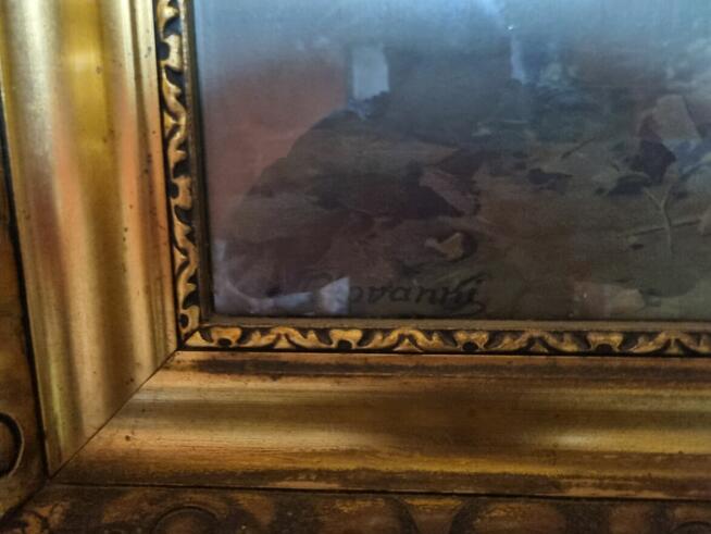 Obraz zabytkowy Św. Franciszek 140x70cm