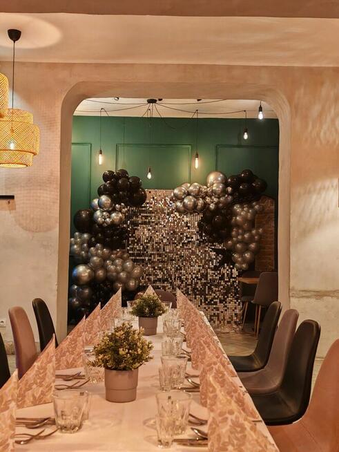 Ścianka cekinowa wynajem lubelskie Lublin