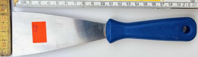 SZPACHLA SZPACHELKA 50mm MALARSKA NIERDZEWNA METALOWA GŁADKA