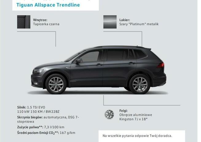 VW Tiguan Allspace 1.5 DSG, 7 os, krajowy