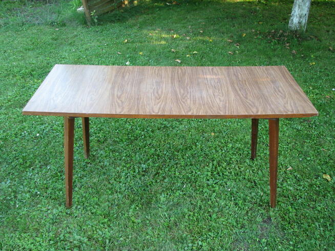 Stolik kawowy, okolicznościowy, niska ława, jamnik PRL