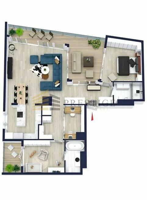 Mieszkanie Warszawa Wilanów, Miasteczko Wilanów, al. Rzeczypospolitej