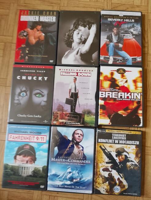 Zestaw płyt CD i DVD, różne.