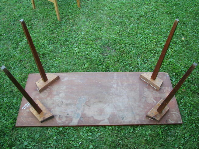 Stolik kawowy, okolicznościowy, niska ława, jamnik PRL