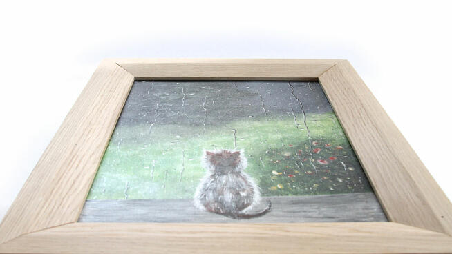 Rama z litego drewna do obrazu na Płótnie na Zamówienie