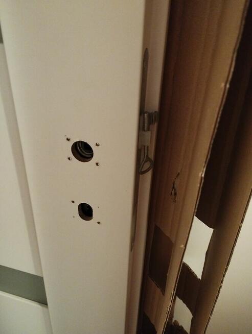 Białe drzwi wewnętrzne pokojowe 80 cm