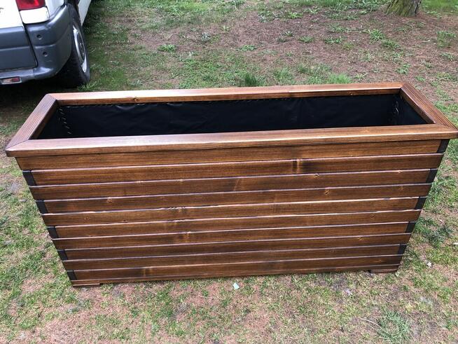 Donica drewniana, dekoracyjna. Wyprzedaż!