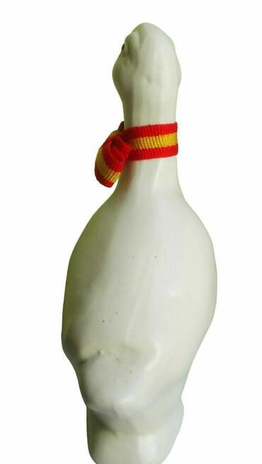 Ceramiczna figurka gęsi ze szwedzkiej manufaktury Kullabygde