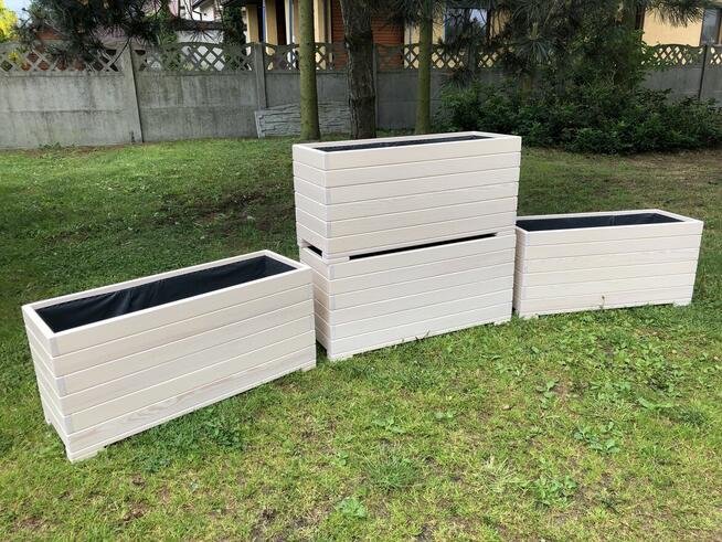 Donica drewniana, dekoracyjna. Wyprzedaż!