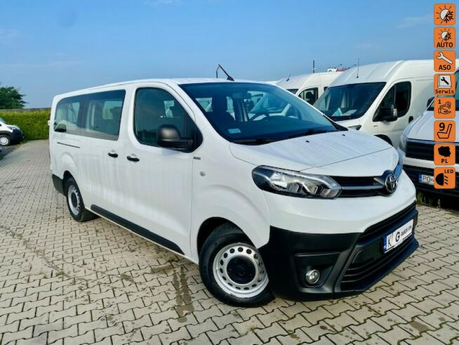 Toyota ProAce SALON PL / L2H1 - Długi / 9 osób / 2 x KLIMA PRZÓD + TYŁ / GWARANCJA