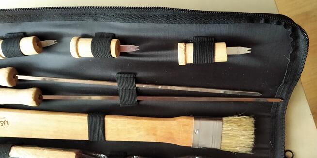 Zestaw na grilla 10 przyborów i futerał torba