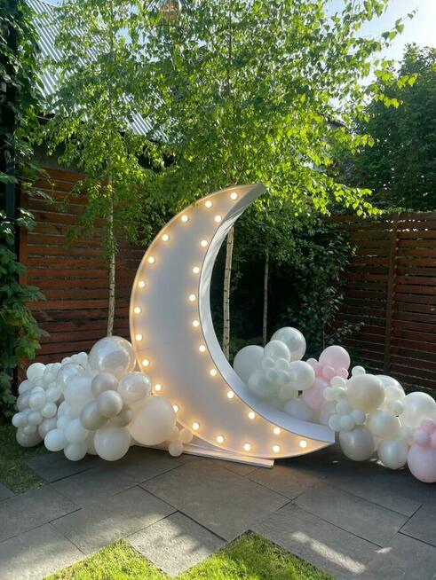 Święcący księżyc gigant dekoracja wynajem Lublin lubelskie