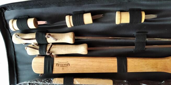 Zestaw na grilla 10 przyborów i futerał torba