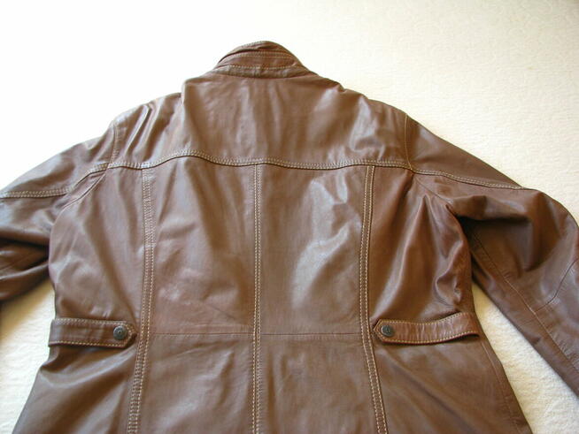 Płaszczyk damski, kurtka skórzana Cabrini rozm. XL