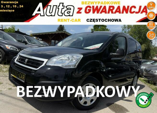 Peugeot Partner Tepee 1.6 HDi OPŁACONY Bezwypadkowy Navi Klima Serwis GWARANCJA24M