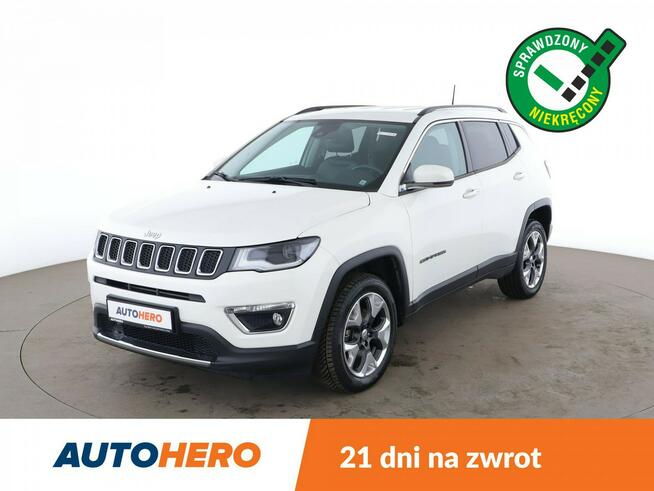 Jeep Compass 4x4, automat, skóra, bi-xenon, czujniki parkowania, klima auto