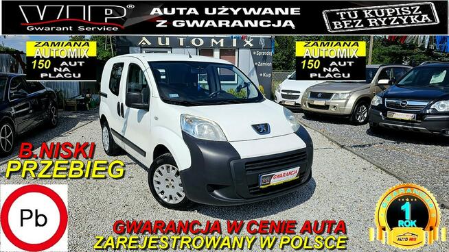 Peugeot Bipper 1,4 Benzyna*Wymieniony rozrząd*Super stan*Możliwa zamiana*Gwarancja