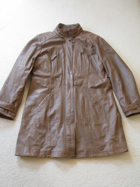 Płaszczyk damski, kurtka skórzana Cabrini rozm. XL