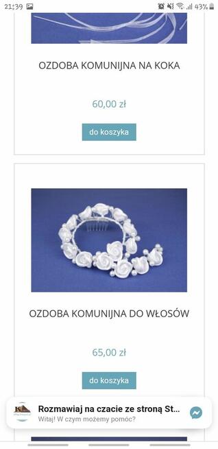 Sukienka do komunii roz.140