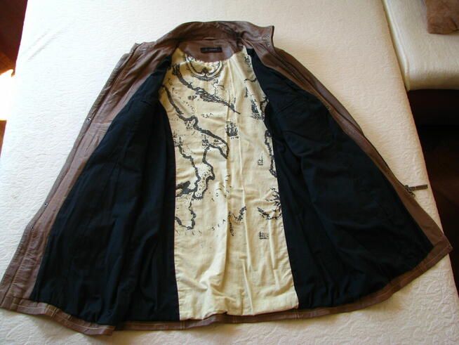 Płaszczyk damski, kurtka skórzana Cabrini rozm. XL