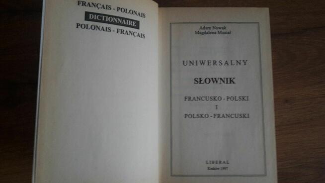 Słownik francusko-polski i pl-fr - 33 000 haseł - Śląsk