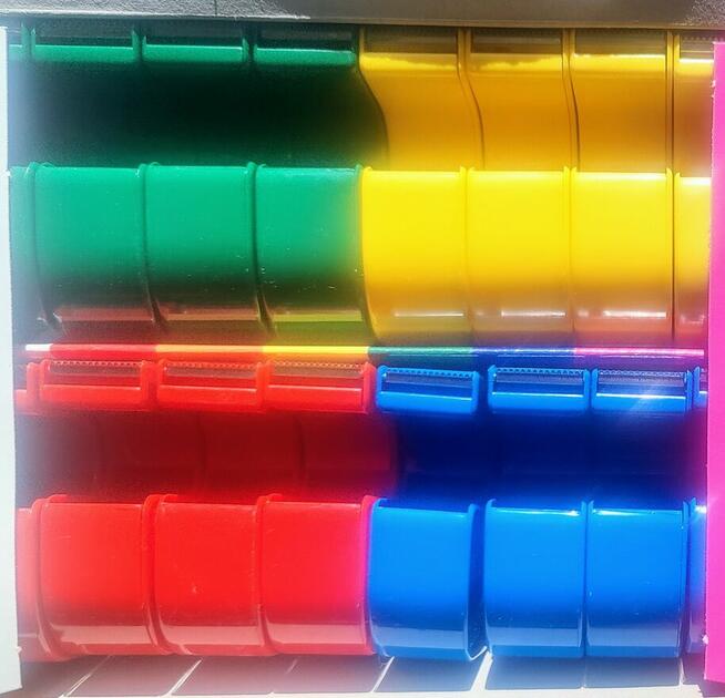 DYSPENSER Dozownik RAINBOW DO TAŚMY KLEJĄCEJ MAX 19mm 30y Ko