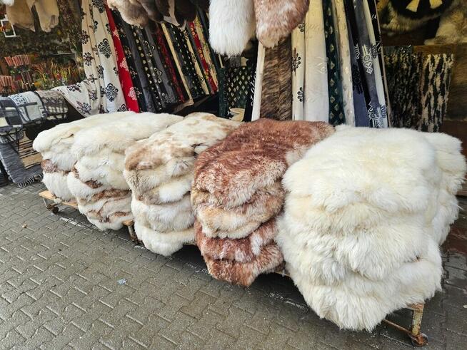 skóra owcza skóry owcze koce kołdry wełniane Narzuty dywany