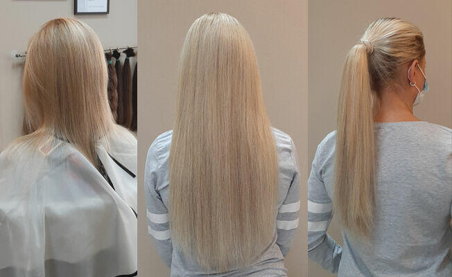 Przedłużanie włosów zagęszczanie włosów Kraków Katowice