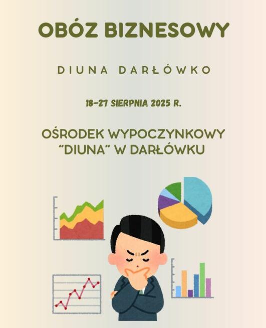 Obóz biznesowy dla dzieci i młodzieży Darłówko 18-27.08.2025