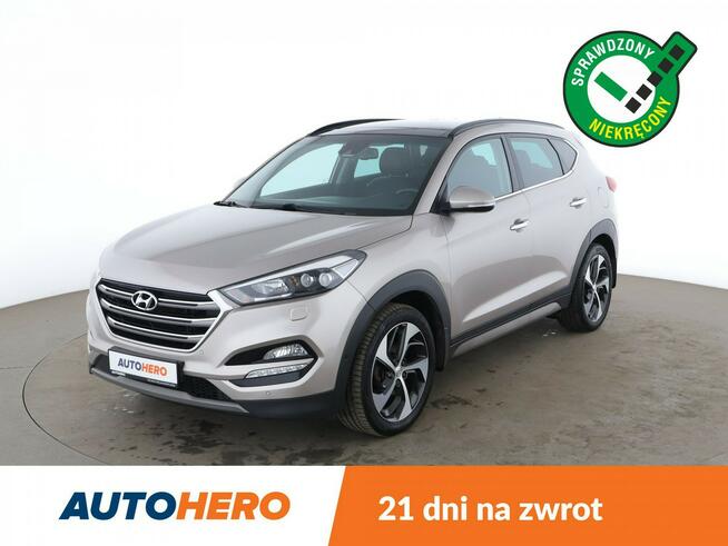 Hyundai Tucson 177KM automat 4x4 skóra panorama kamera hak fotele ks.serwisowa