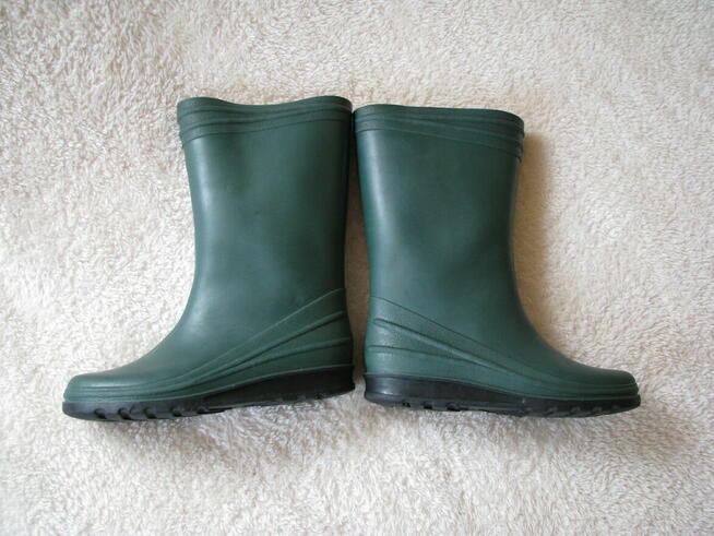 Gumowce, buty ogrodowe zielone rozm. 35, kalosze, gumiaki ro