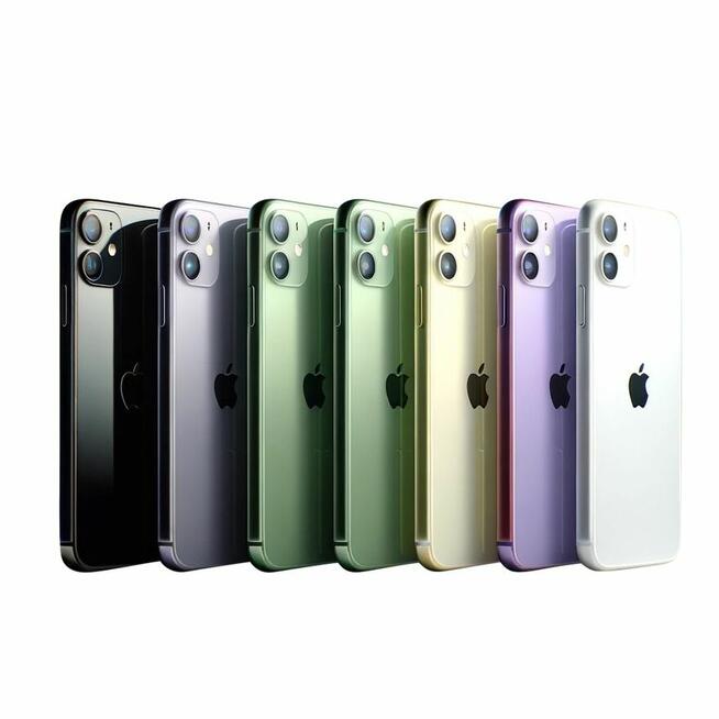 iPhone 11 64 GB Kolory - Bateria 100% - 1 Rok Gwarancji