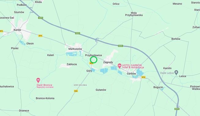 Działki budowlane w Przybysławicach