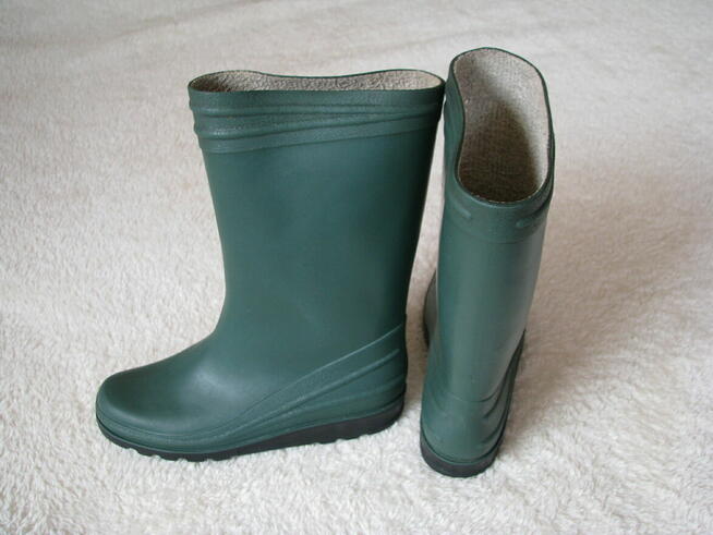 Gumowce, buty ogrodowe zielone rozm. 35, kalosze, gumiaki ro