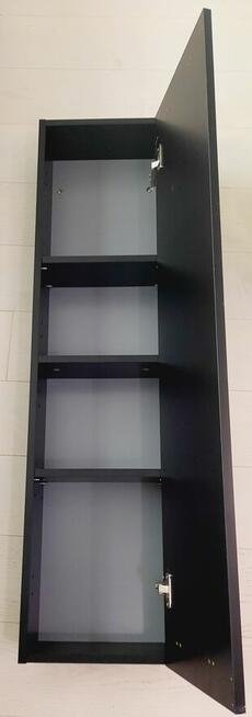 Łazienkowa szafka wisząca Katalonia 30 Sensea czarna złożona