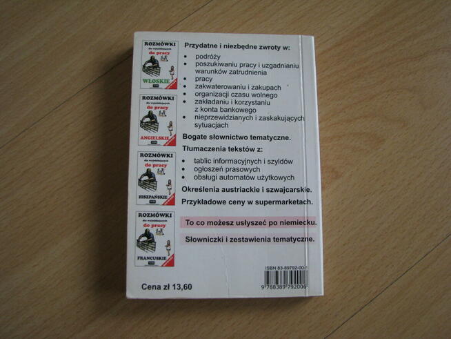 Rozmówki polsko-niemieckie dla wyjeżdżających do pracy