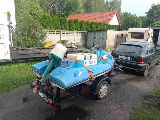 Sprzedam Skuter Wodny z Silnikiem Wicher 30 Km+Wózek Zarejes