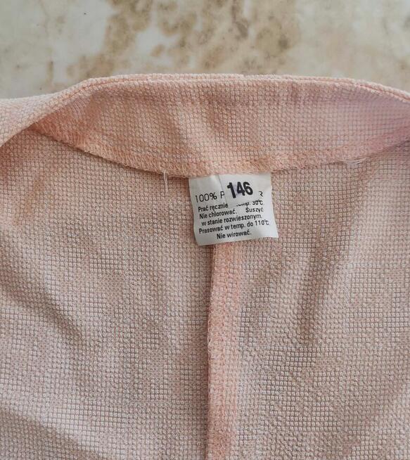 Sukienka dla dziewczynki róż z bolerkiem