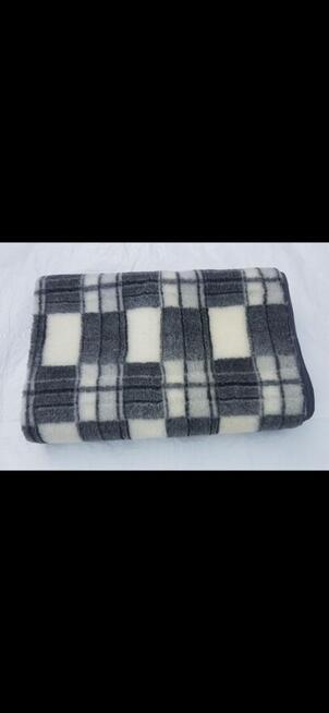 Koc wełniany koce wełniane naturalne runo owcze wełna
